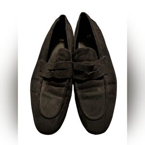 H&M Men's Classic Black Suede Loafers